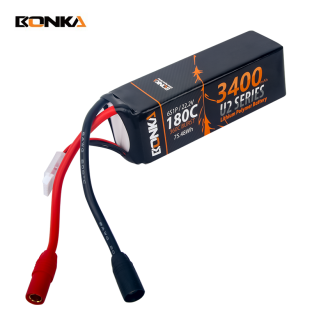 BONKA 3400mAh 180C 6S LiPo Battery for RC Helicopter